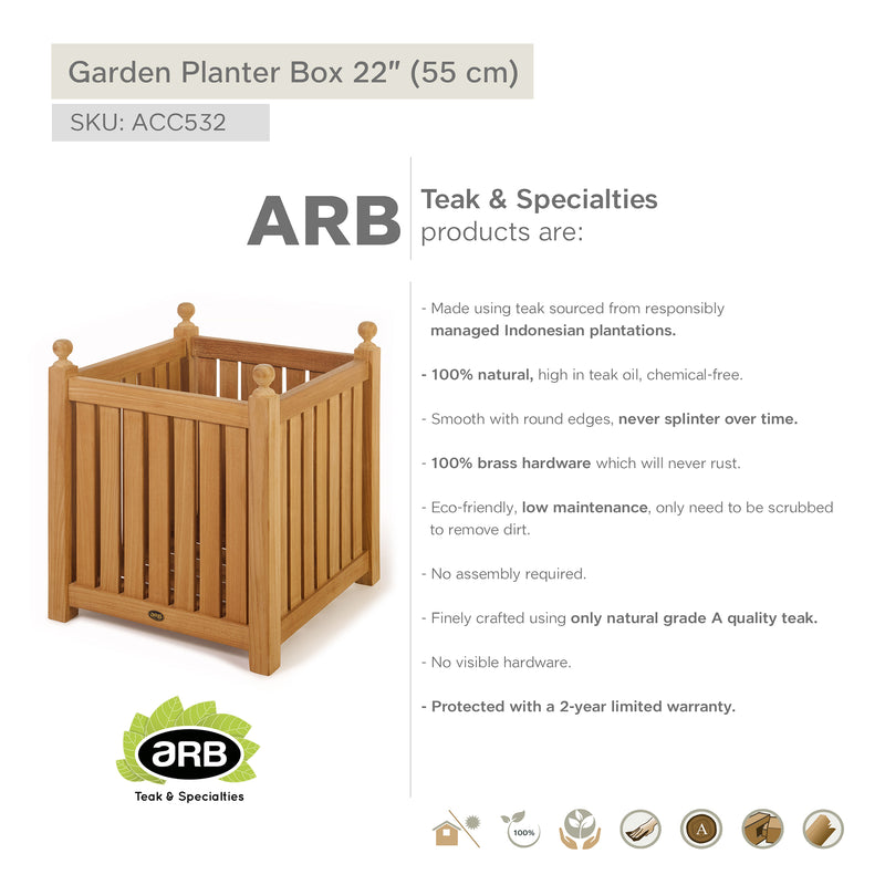Ensemble de jardinière de jardin