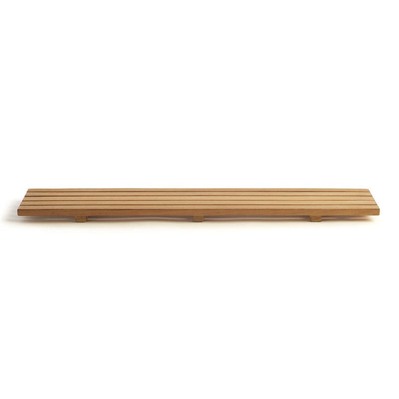 Pont de bain en teck Fiji 88 cm (34.5 po) 5 lamelles