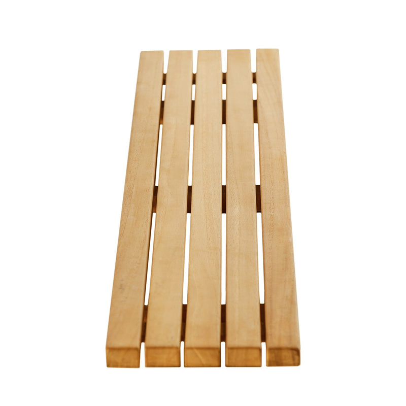 Pont de bain en teck Fiji 88 cm (34.5 po) 5 lamelles