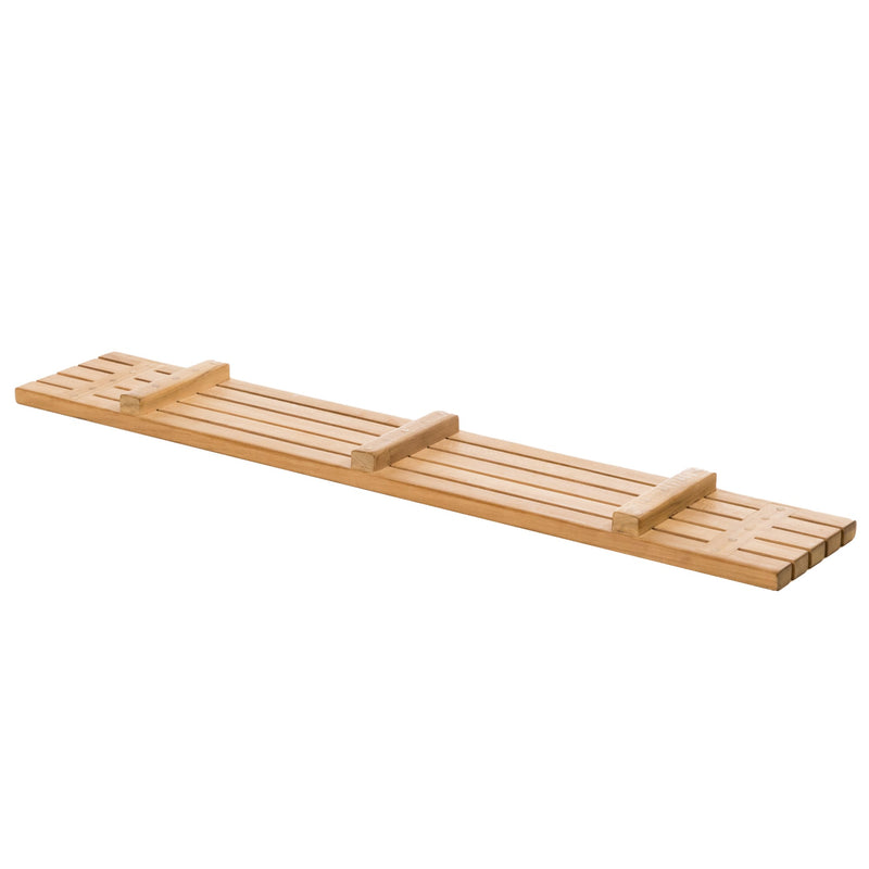 Pont de bain en teck Fiji 88 cm (34.5 po) 5 lamelles