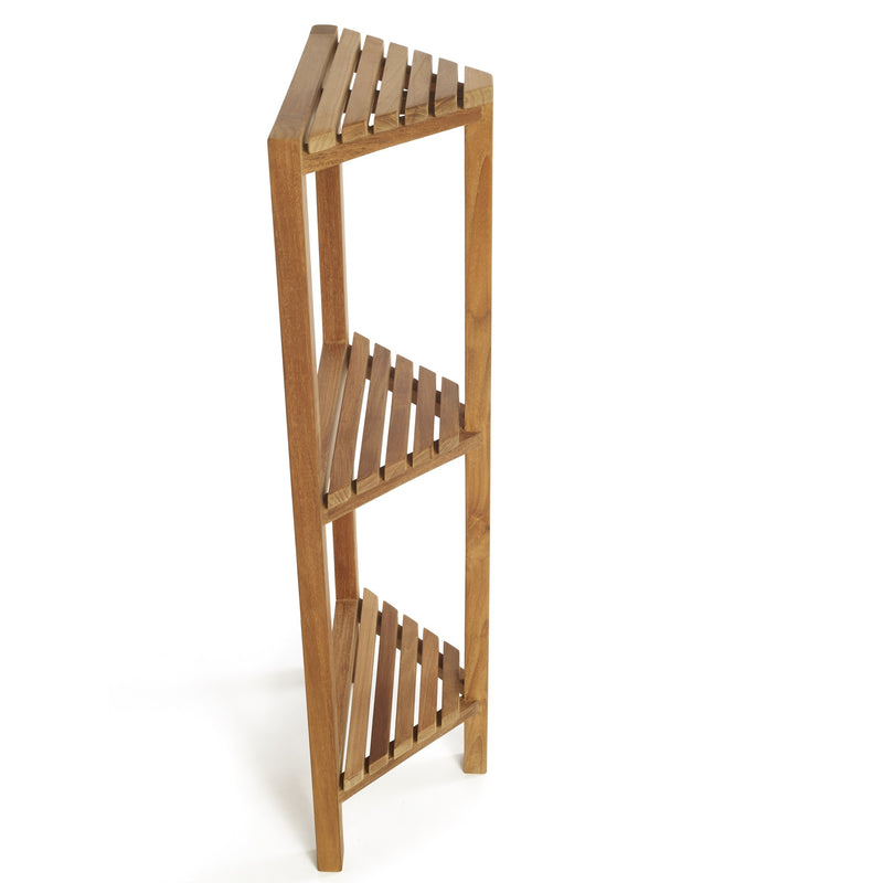 Étagère en teck Fiji 3 tablettes 90 cm (36 po)