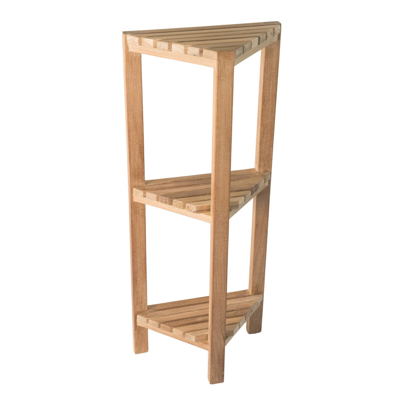Étagère en teck Fiji 3 tablettes 90 cm (36 po)