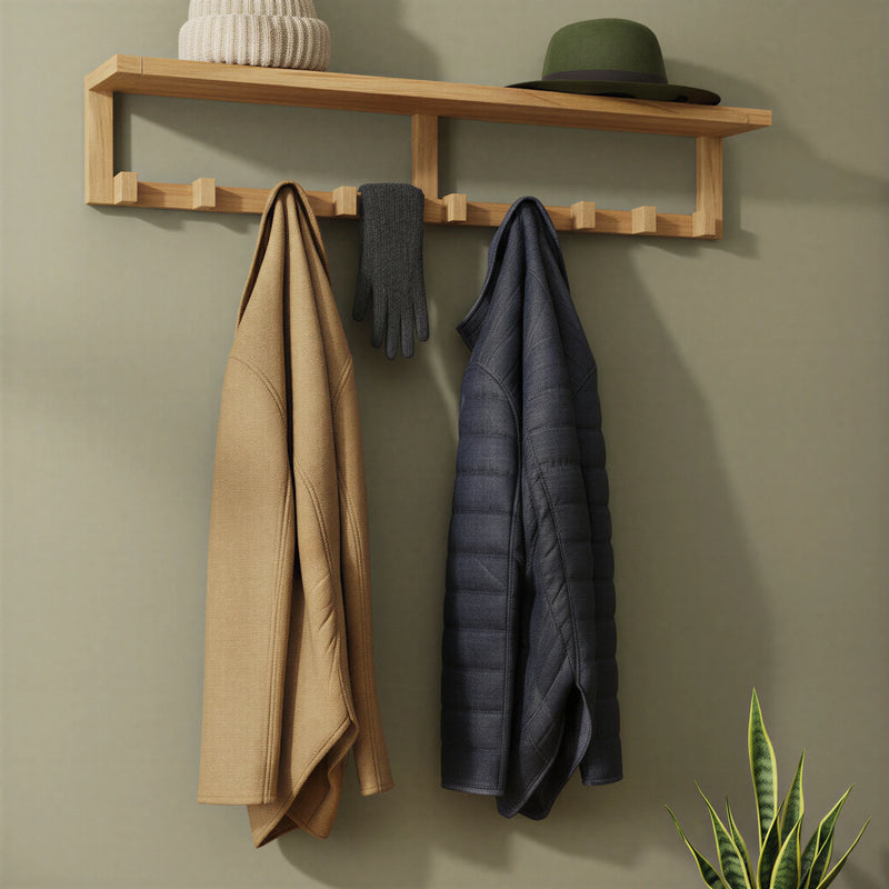 Mudroom Reset – Hooks + Tile + Bonus Tray