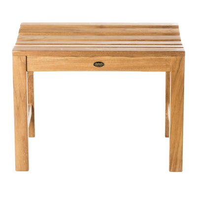 Banc de douche en teck Curved 60 cm (24 po)