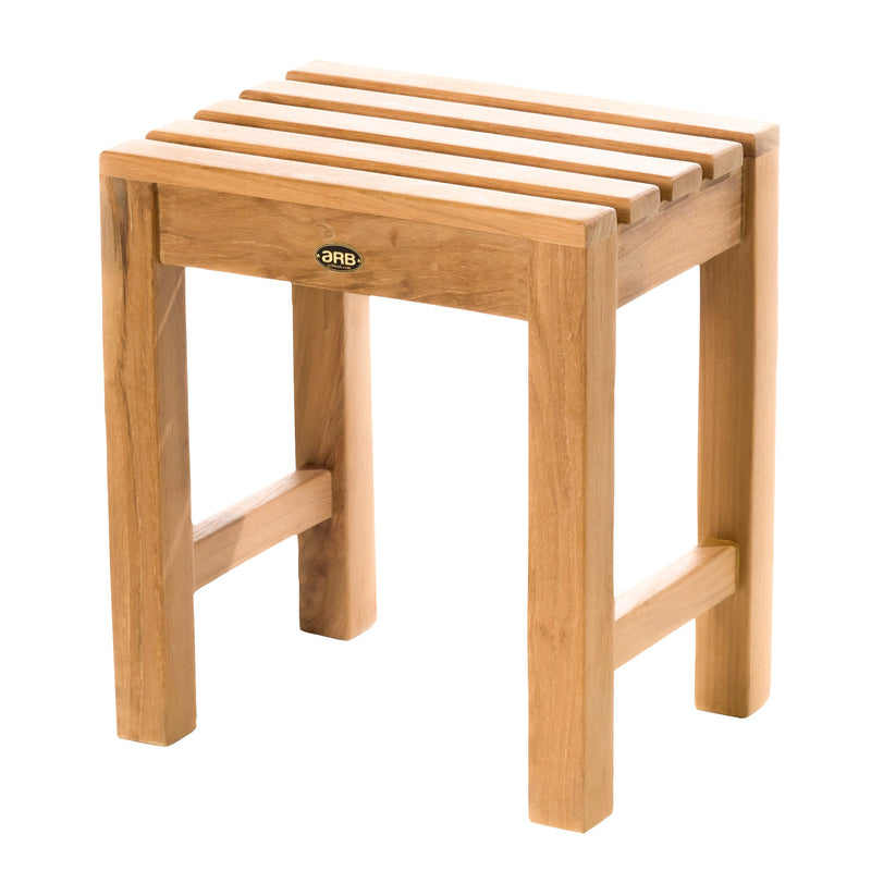 Banc de douche en teck Coach 40 cm (16 po)
