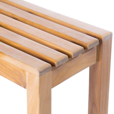 Banc de douche en teck Coach 180 cm (71 po)