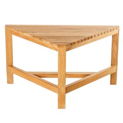 Banc en coin de douche en teck Fiji 80 cm (31 po)