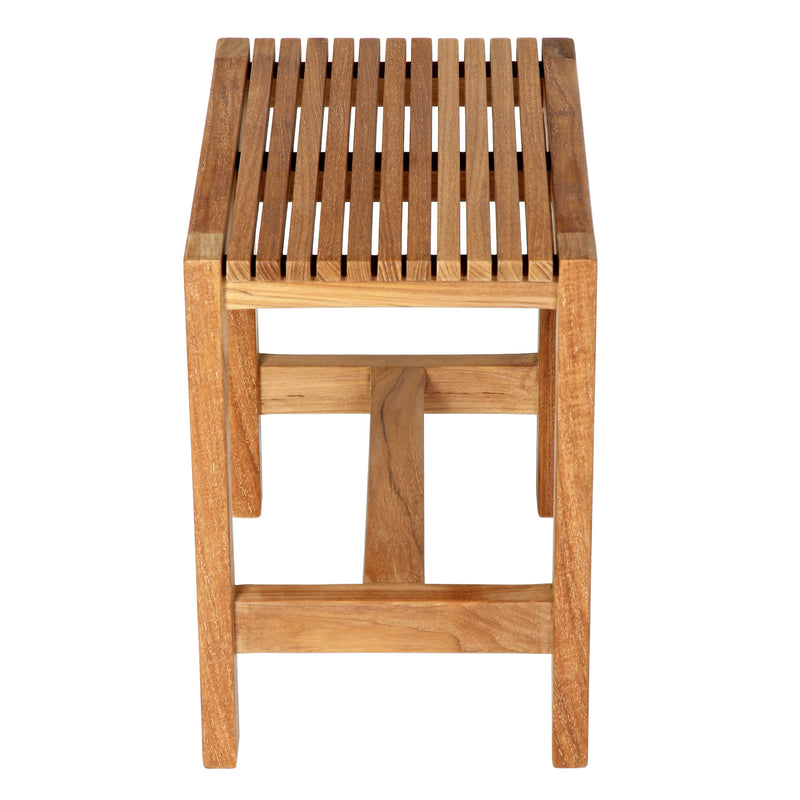 Banc de douche en teck Fiji 45 cm (18 po)