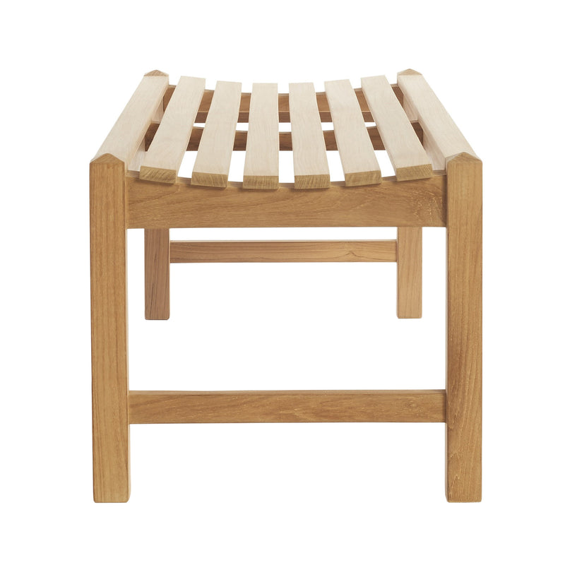Banc de douche en teck Élite 120 cm (47 po)