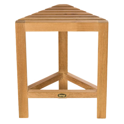 Repose-pieden teck Fiji en coin 37 cm (15 po)