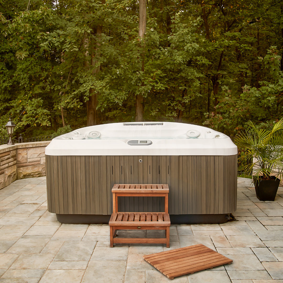 Teak Hot Tub Step 24