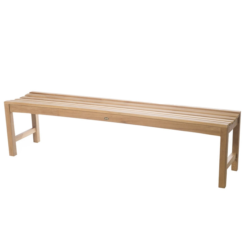 Banc de douche  en teck Curve 180 cm (71 po)