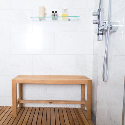 Banc de douche en teck Fiji 90 cm (36 po)