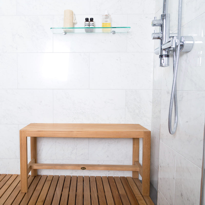 Banc de douche en teck Fiji 90 cm (36 po)
