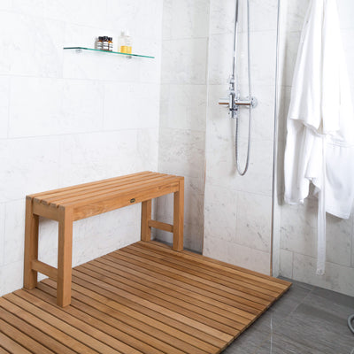 Banc de douche en teck Fiji 90 cm (36 po)