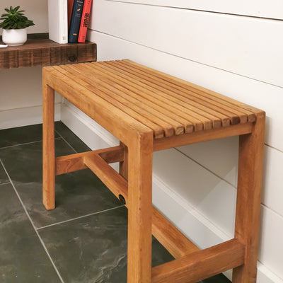 Banc de douche en teck Fiji 75 cm (30 po)