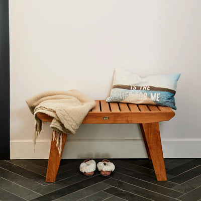 Table ou banc en teck Hawaii 90 cm (36 po)