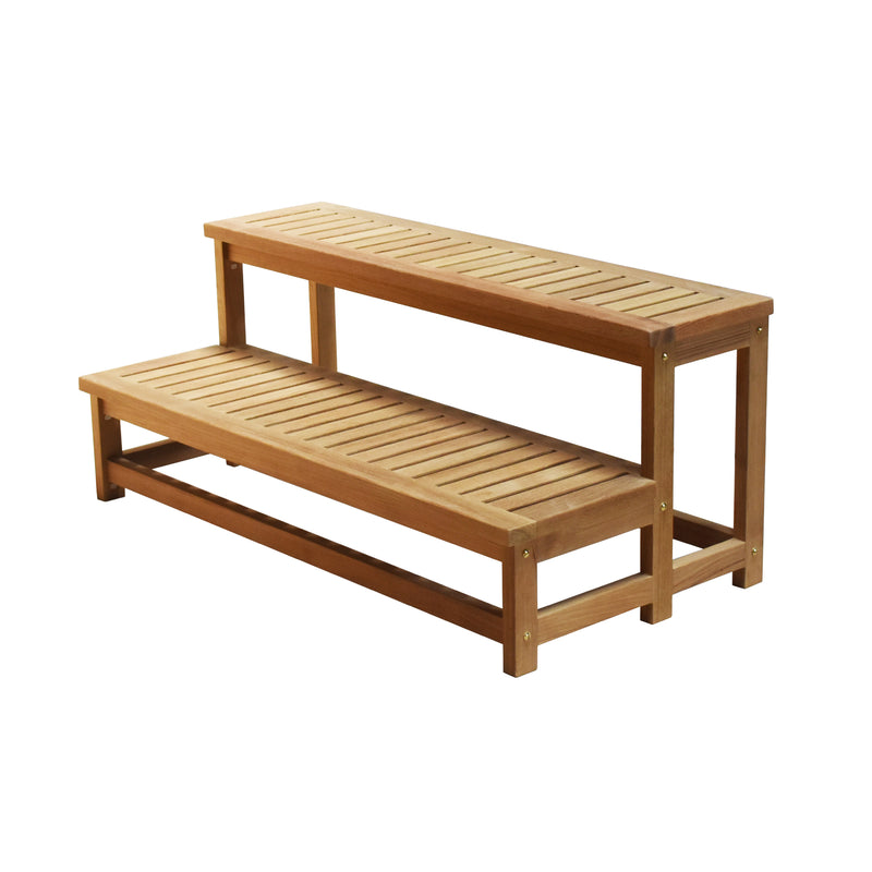Marches pour spa en teck 120 cm (48 po)