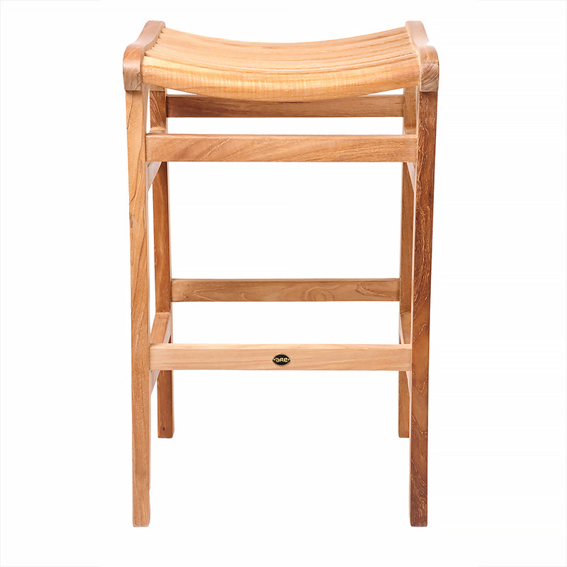 Tabouret de bar en teck Manhattan