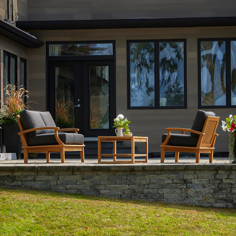 Fauteuil en teck Villa