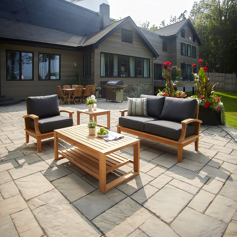 Fauteuil en teck Villa