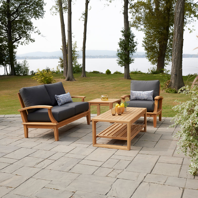 Fauteuil en teck Villa