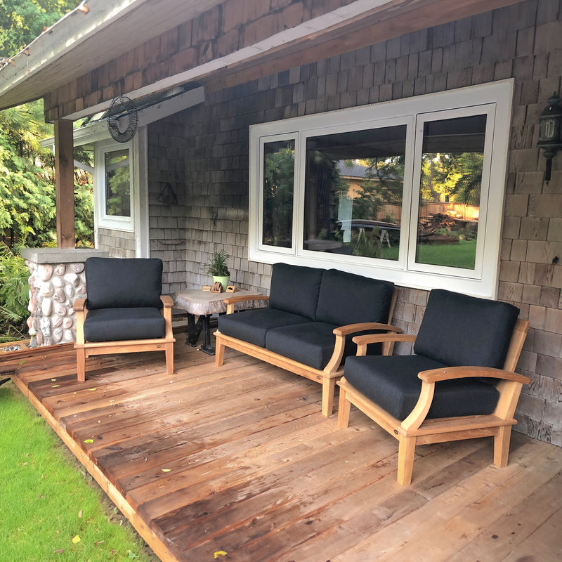 Fauteuil en teck Villa