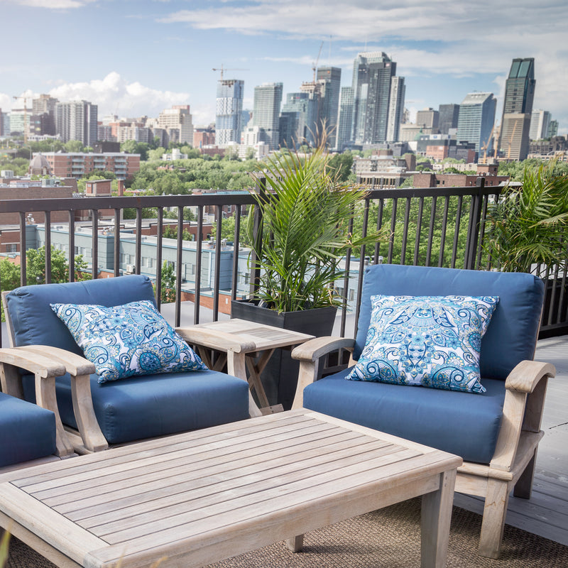 Fauteuil en teck Villa