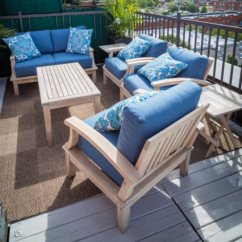 Fauteuil en teck Villa