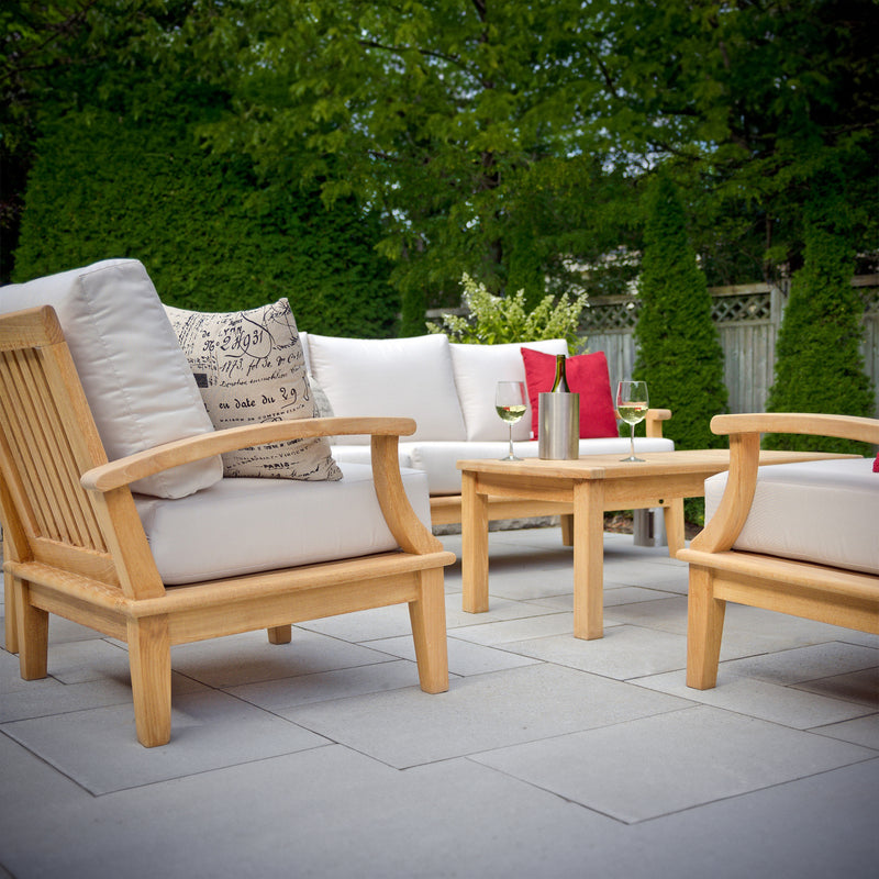 Fauteuil en teck Villa