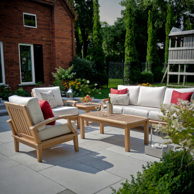 Fauteuil en teck Villa