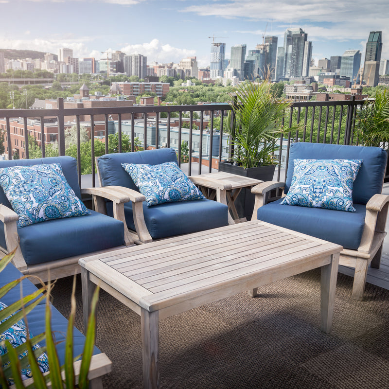 Fauteuil en teck Villa