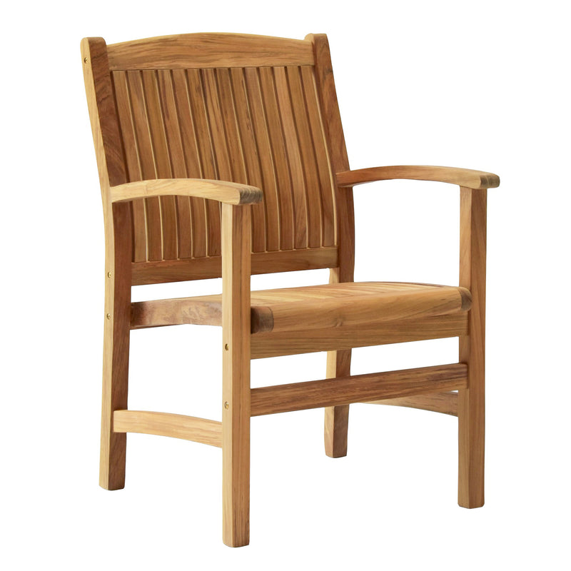 Chaise parc avec bras en teck Colorado KD