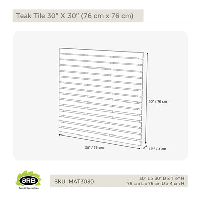 Tile Trio 30×30 – Hot-Tub Deck Saver (Buy 2 get 1 Free)