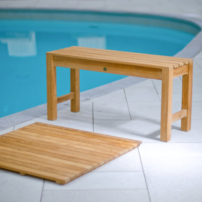 Teak Tile 24" X 14" (61 cm x 35.5 cm)