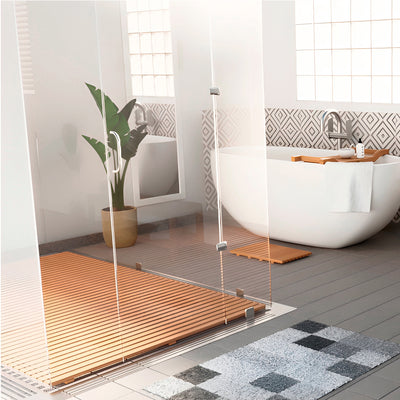 Tuile en teck 48"X 36"(122 cm x 91,5 cm)