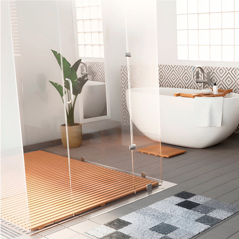 Tuile en teck 48"X 36"(122 cm x 91,5 cm)
