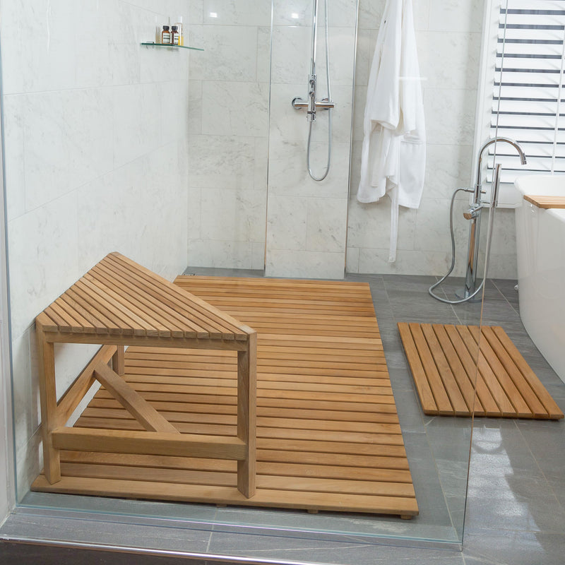 Tuile en teck 48"X 36"(122 cm x 91,5 cm)
