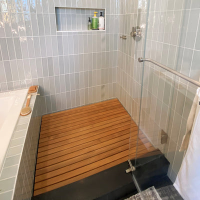 Teak Tile 24" X 14" (61 cm x 35.5 cm)