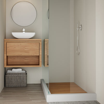 Tuile en teck 48"X 36"(122 cm x 91,5 cm)