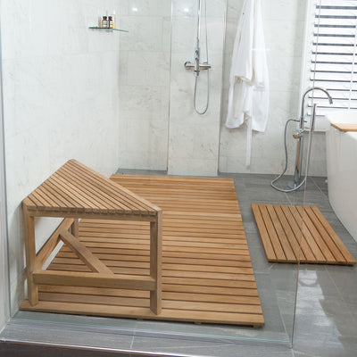 Tuile en teck 30"X 30"(76 cm x 76 cm)