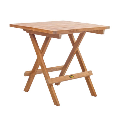 Table d'appoint carrée pliante 50 cm (20 po)