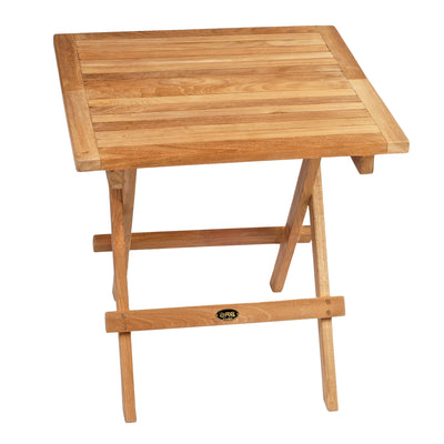 Table d'appoint carrée pliante 50 cm (20 po)