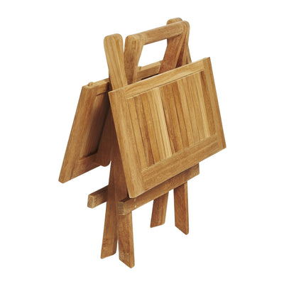 Table d'appoint carrée pliante 50 cm (20 po)