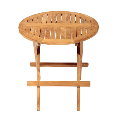 Table d'appoint ronde pliante 50 cm (20 po)