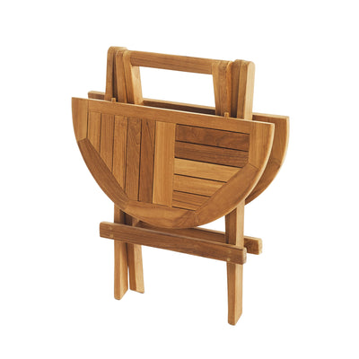Table d'appoint ronde pliante 50 cm (20 po)