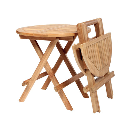 Table d'appoint ronde pliante 50 cm (20 po)