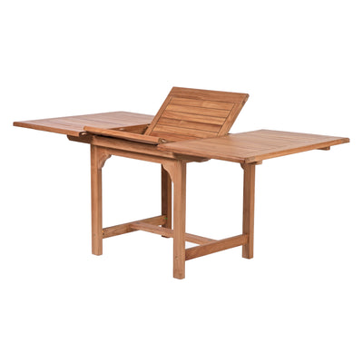 Table à extension en teck rectangulaire Asia 120/180 cm (48/71 po)