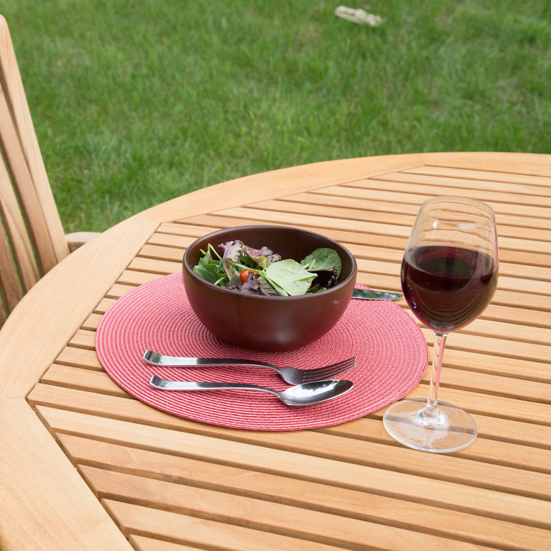 Teak Dining Extension Table Asia - Oval 63/83 x 36" (160/210 x 90 cm)