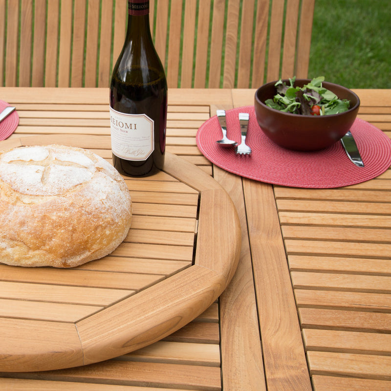 Teak Dining Extension Table Asia - Oval 63/83 x 36" (160/210 x 90 cm)